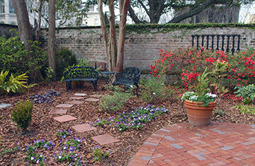 Members of the Friends of Massie are part of a Garden Club which helps maintain Massie's gardens - a Boy's Garden on the east side of the building and a Girl's Garden on  the west side.