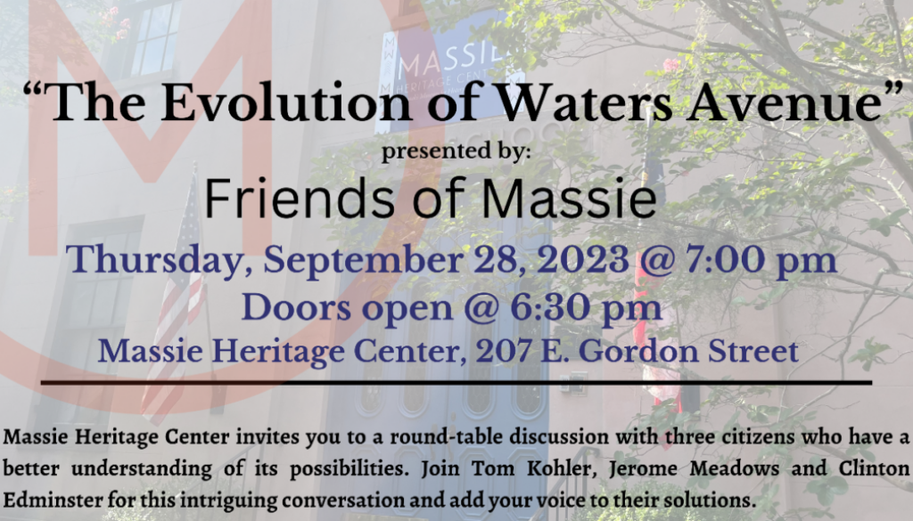 Evolution of Waters Avenue - Friends of Massie